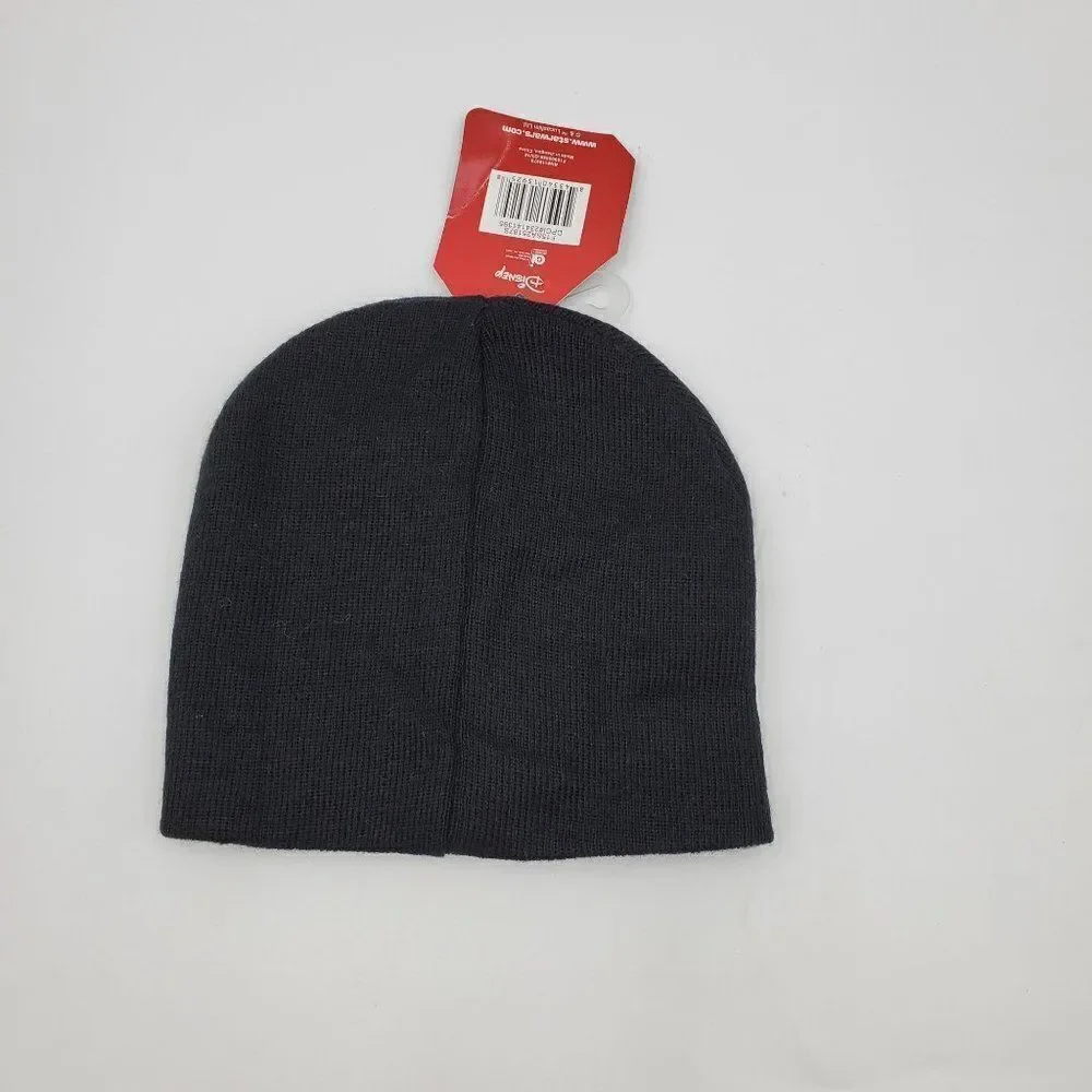 Star Wars The Force Awakens Beanie Hat Kids Black New - Picture 3 of 4